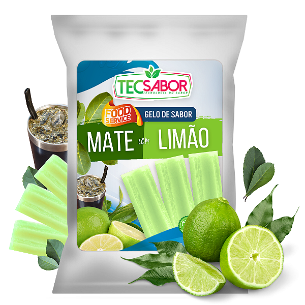 Gelo de Sabor Mate com Limão 1 kg