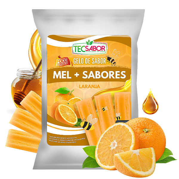 Gelo de Sabor Mel com Laranja 1 kg