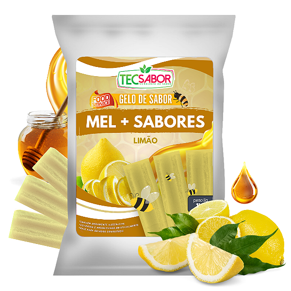 Gelo de Sabor Mel com Limão 1 kg