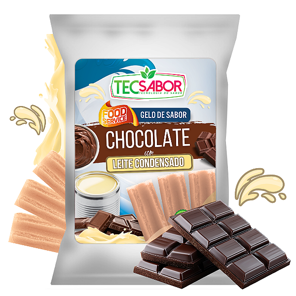 Gelo de Sabor Leite Condensado com Chocolate 1 kg