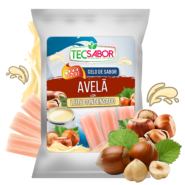Gelo de Sabor Leite Condensado com Avelã 1 kg
