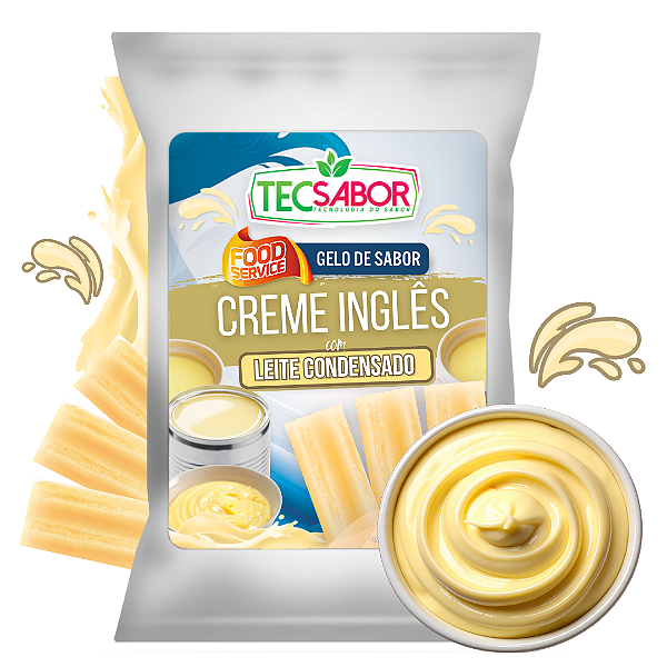 Gelo de Sabor Leite Condensado com Creme Inglês 1 kg