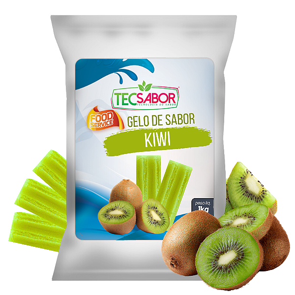 Gelo de Sabor Kiwi 1 kg