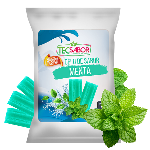 Gelo de Sabor Menta 1 kg