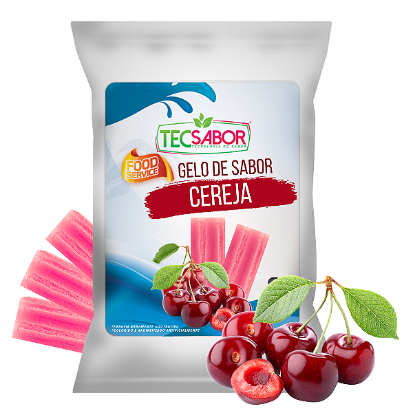 Gelo de Sabor Cereja 1 kg