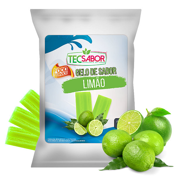Gelo de Sabor Limão 1 kg