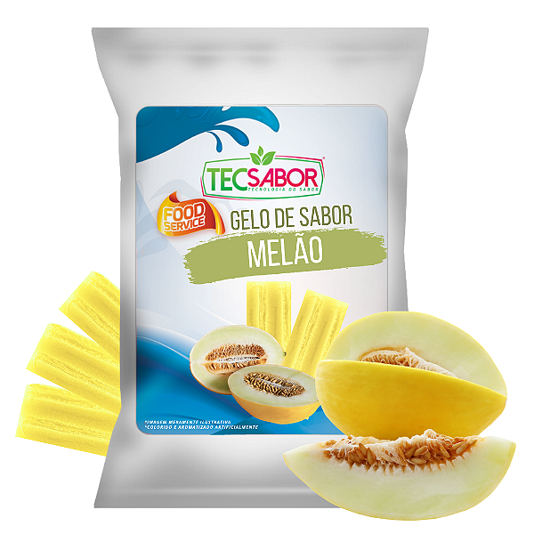 Gelo de Sabor Melão 1 kg