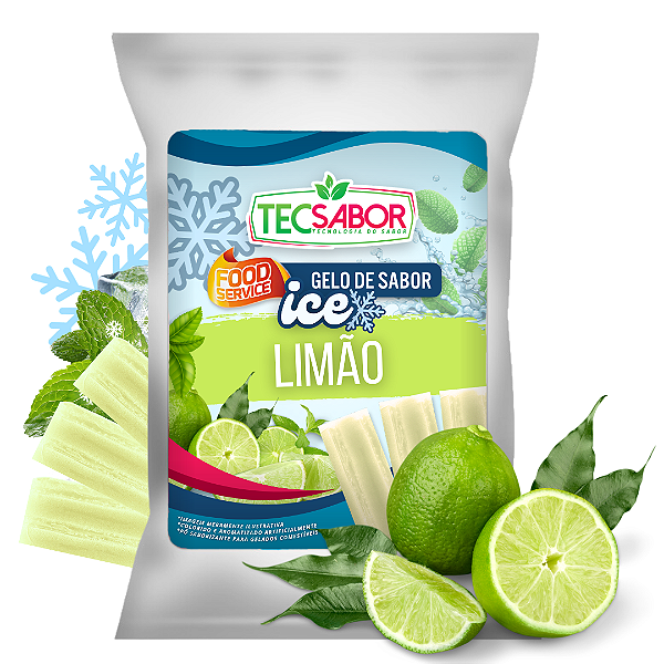 Gelo de Sabor ICE Limão 1 kg