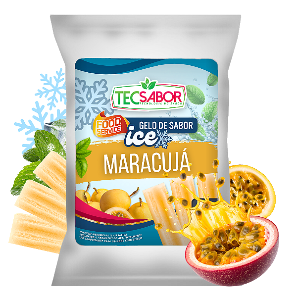 Gelo de Sabor ICE Maracujá 1 kg