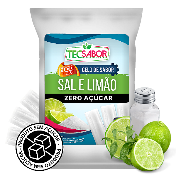 Gelo de Sabor Zero Açúcar Sal e Limão