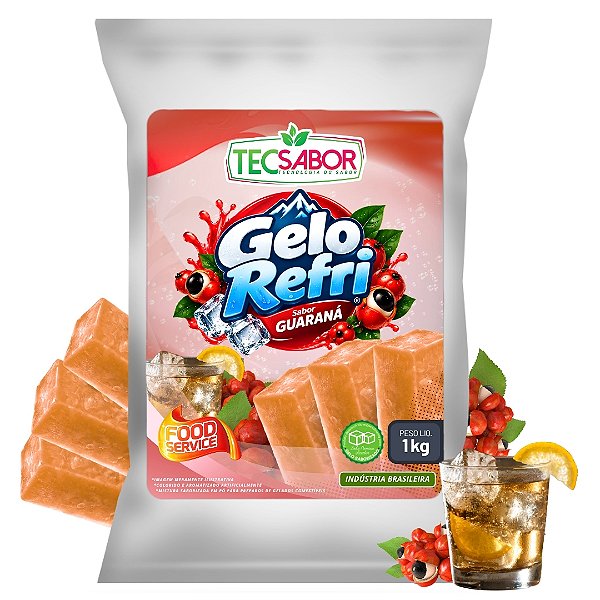 Base para Gelo de Sabor Refrigerante Guaraná 1 kg
