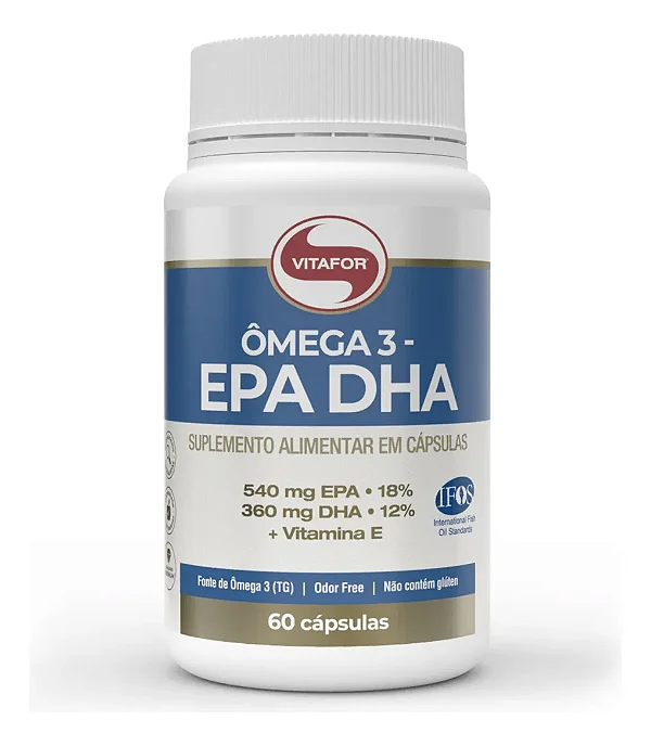Ômega 3 Fish Oil 1000mg Premium - Rico em EPA e DHA