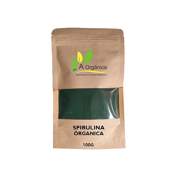 Spirulina em pó 100% Pura Premium 100g