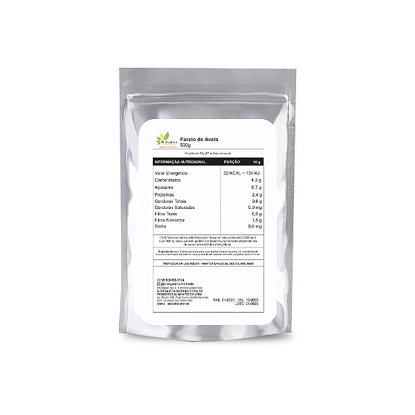 Farelo De Aveia Premium 500g