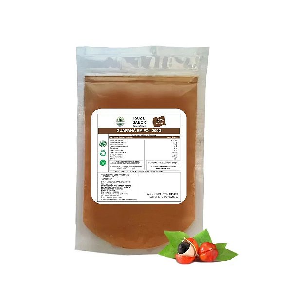 Guaraná em Pó 200g: Energia Natural para o seu Dia