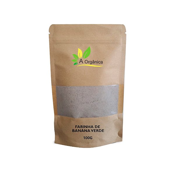 Farinha De Banana Verde Premium 100g, Rico em fibras