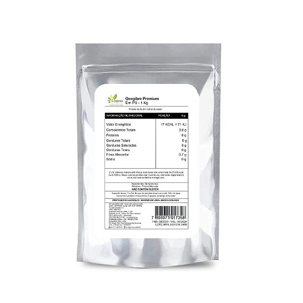 Gengibre em Pó Premium 1Kg