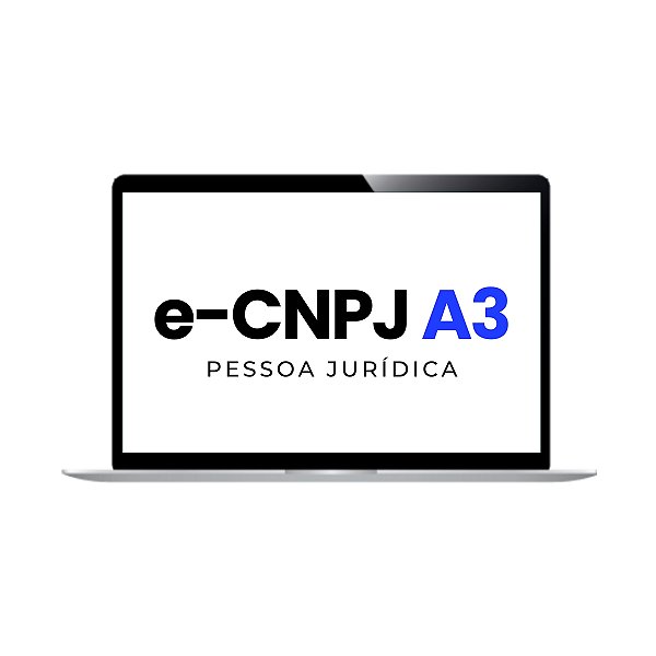 Renovação Certificado Digital e-CNPJ A3 com Validade de 1 Ano
