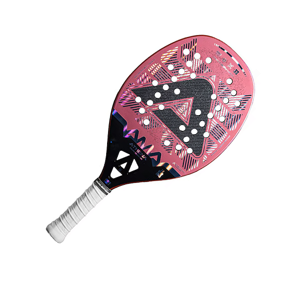 Raquete Beach Tennis Ama Sport Athena Pink Carbono 3K