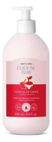 Hidratante Corporal Cuide-se Bem Cereja De Fases 400ml