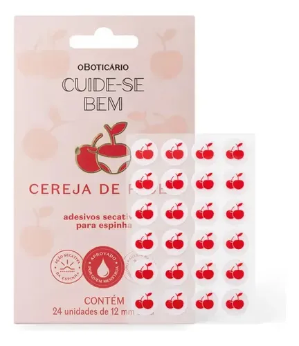 Adesivos Secativos Para Espinha Cuide-se Bem Cereja De Fases