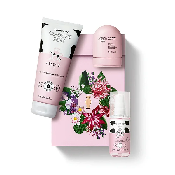 Kit Cuide-Se Bem Deleite Presente Dia Das Mães 2026 (3 Itens)