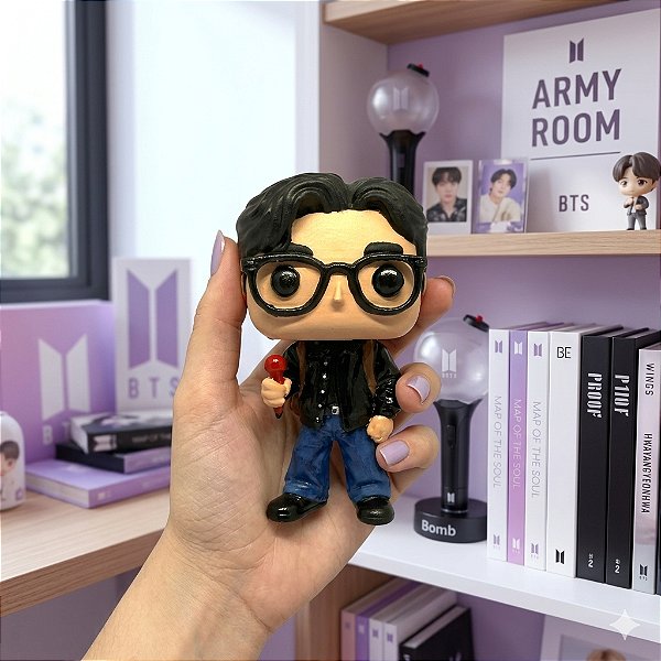 V BTS De Mochila No Show Do Jin | Custom Pop (PRONTA ENTREGA)