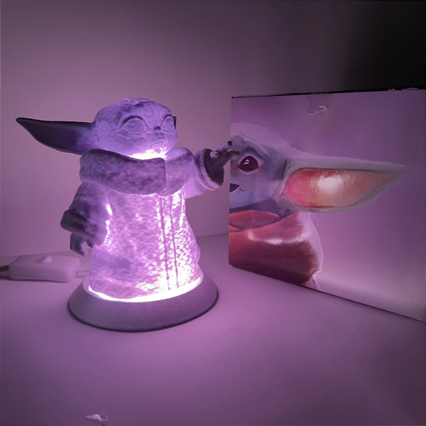 Luminária Decorativa Personalizada Baby Yoda (SOB ENCOMENDA)