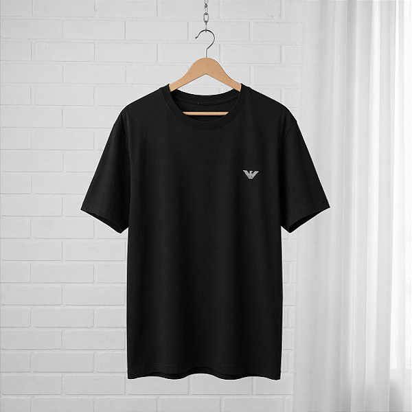 Camiseta Algodão Armani Plus Size