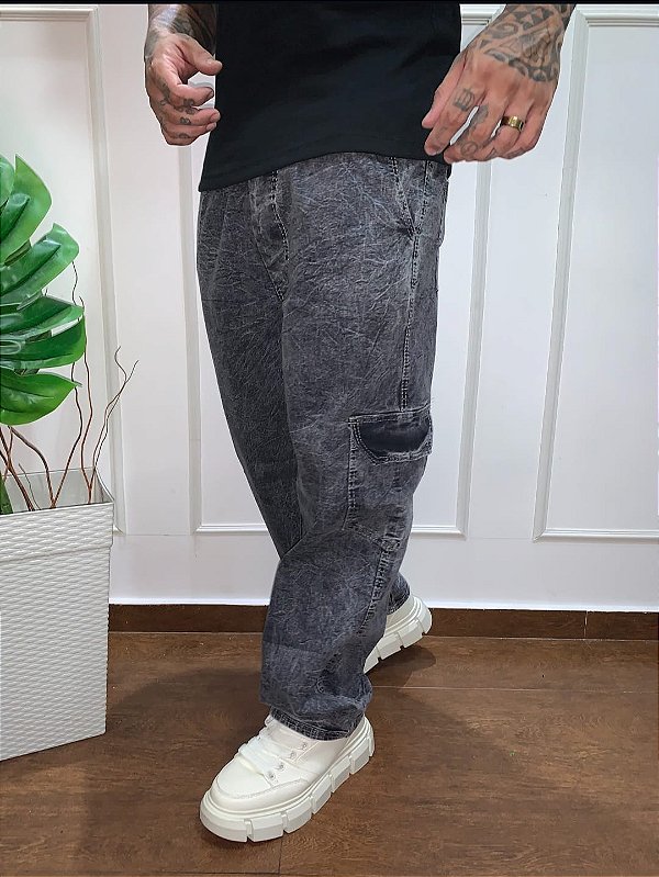 Calça Cargo Estonada