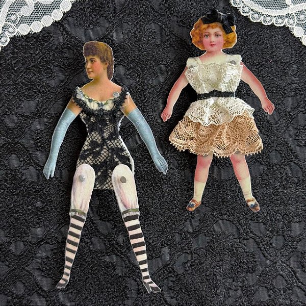 Broches de papel articulados