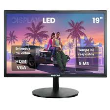 Monitor Hayom 19 Polegadas LED HDMI e VGA