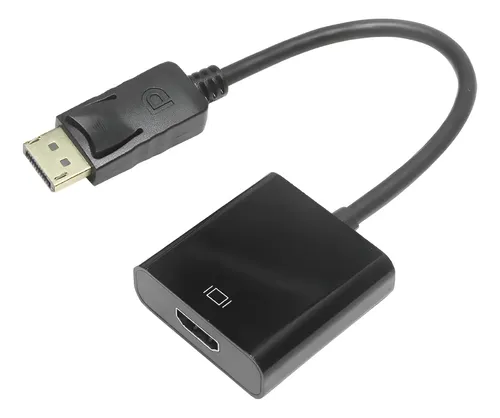 Conversor DisplayPort Macho para HDMI Fêmea Shinka Adaptador de Vídeo para PC