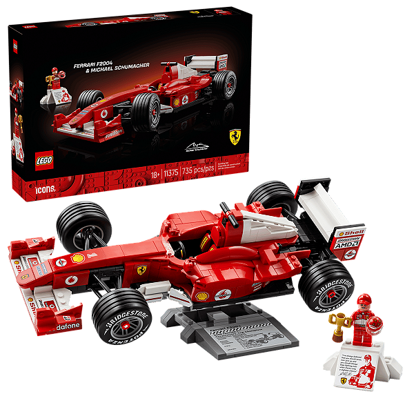 LEGO 11375 – Ferrari F2004 & Michael Schumacher