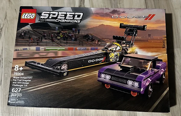 LEGO - 76904 Mopar Dodge//SRT Top Fuel Dragster & 1970 Dodge Challenger T/A