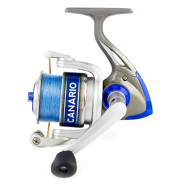 Molinete 3 Rolamentos Albatroz Canário 20 Azul