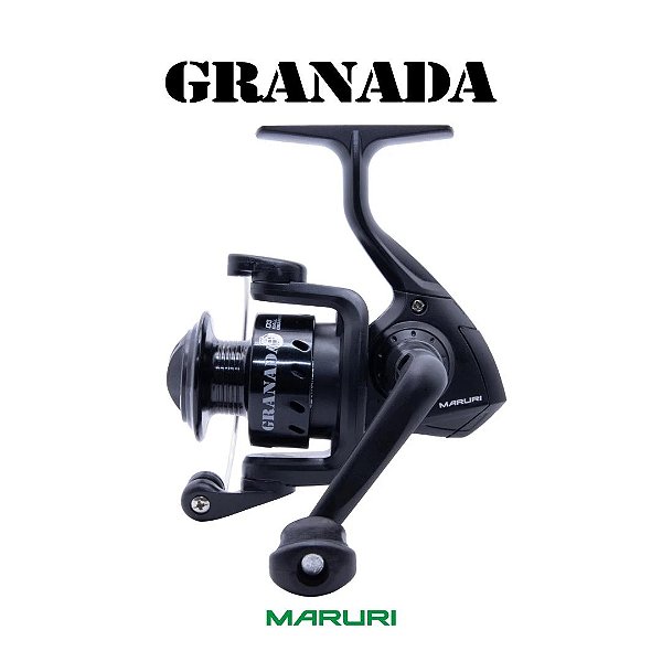 Molinete 3 Rolamentos Maruri Granada Preto