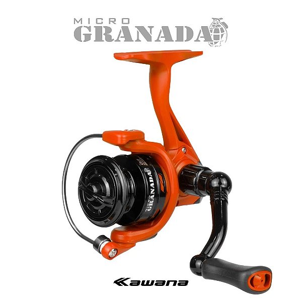 Molinete 3 Rolamentos Maruri MICRO Granada Laranja