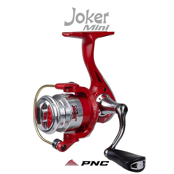 Molinete 4 Rolamentos Maruri Joker Mini Vermelho