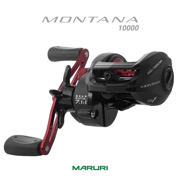 Carretilha 10 Rolamentos Maruri Kawana Montana 10000 Esquerdo