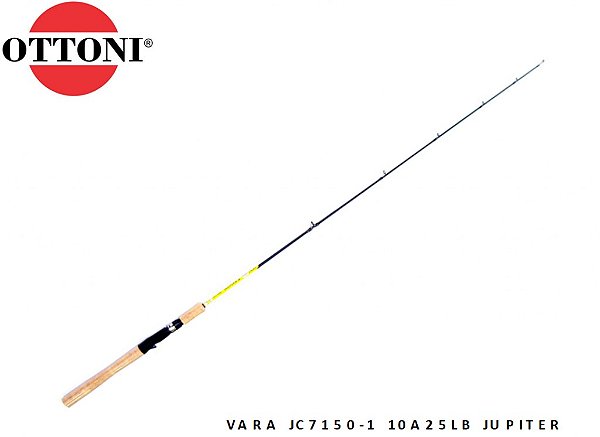 Vara Carretilha Inteiriça Ottoni Jupiter Cabo Cortiça 1,50m