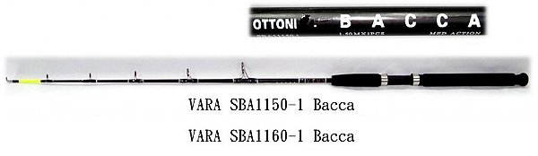 Vara Molinete Interiça Ottoni Bacca 1,50m 20-50lbs