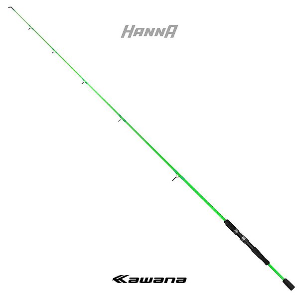 Vara Molinete Inteira Kawana Hanna 1,52m 30lbs S501 Verde-limão