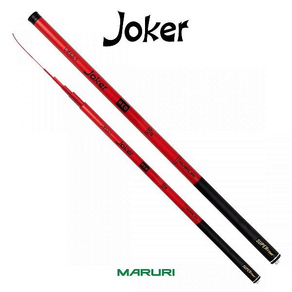 Vara Telescópica Joker Vermelho 3,00m
