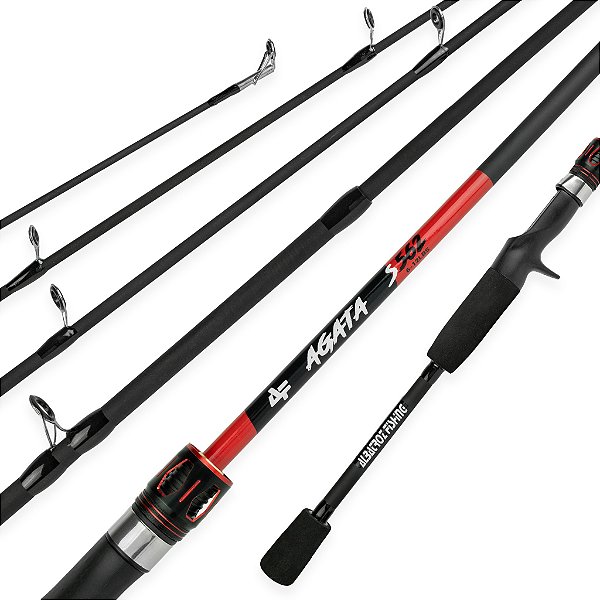 Vara Molinete 2 Partes Albatroz Agata 1,68m S562 6-12lb