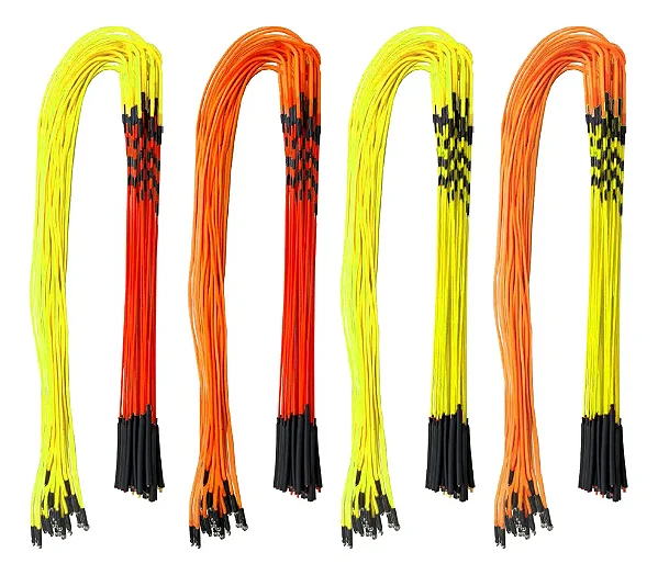 Ponteira Inteligente Pano Longo 22cm Pc 25 Un Amarelo/Laranja