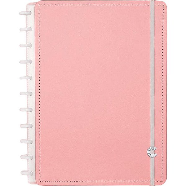 Caderno Inteligente Grande Rose Pastel 80FLS