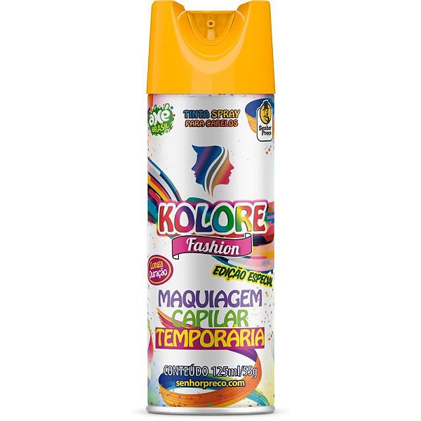 Pinta Cabelo 125ML Kolore Fashion Amarelo CX.C/24