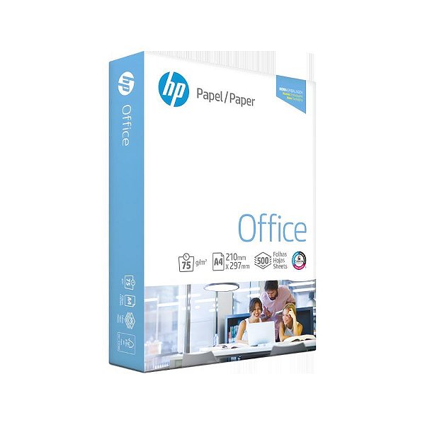 Papel Sulfite A4 HP Office 75G 500 FLS. Pacote