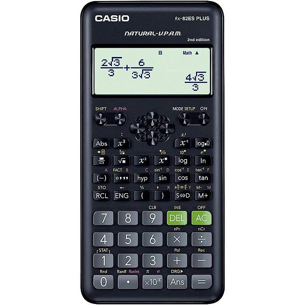 Calculadora Cientifica FX82 ESP. 252 Funcoes Preta
